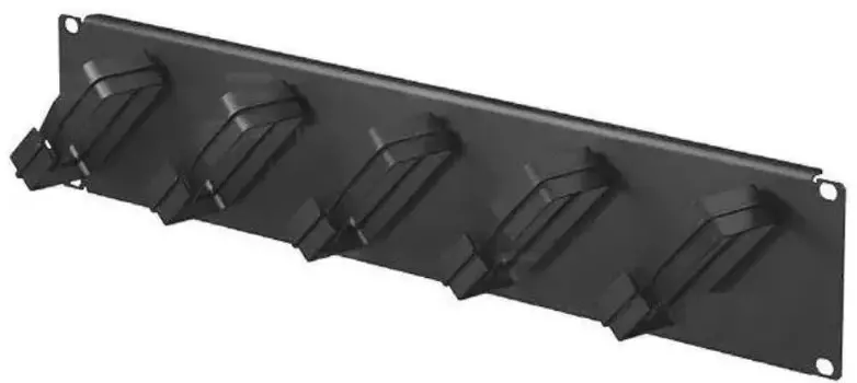 Кабельный организатор C3 SOLUTIONS C3.OH1001 горизонтальный односторонний кольца 1U шир.:19" глуб.:60мм