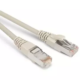 Кабель патч-корд F/UTP 6 кат. 15м. Hyperline PC-LPM-STP-RJ45-RJ45-C6-15M-LSZH-GY серый