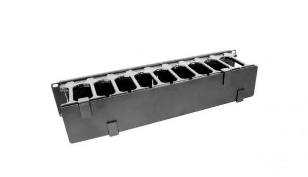 Кабельный организатор ЦМО ГКО-П-2-9005 с пластиковыми пальцами 19" 2U