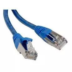 Кабель патч-корд F/UTP 5e кат. 10м Hyperline PC-LPM-STP-RJ45-RJ45-C5e-10M-LSZH-BL