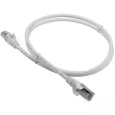 Кабель патч-корд F/UTP 5e кат. 15м. Lanmaster LAN-PC45/S5E-15-WH LSZH, белый