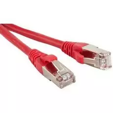 Кабель патч-корд F/UTP 5e кат. 5м. Hyperline PC-LPM-STP-RJ45-RJ45-C5e-5M-LSZH-RD LSZH, 5 м, красный