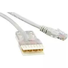 Кабель патч-корд Hyperline PC-110-RJ45-4P-C5e-1M-LSZH-GY 110 тип - RJ-45, 4 пары, Cat.5e, LSZH, 1 м, серый