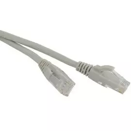 Кабель патч-корд Hyperline PC-LPM-UTP-RJ45-RJ45-C6a-2M-LSZH-GY U/UTP, Cat.6a, 10G, LSZH, 2 м, серый