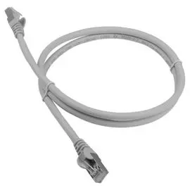 Кабель патч-корд Lanmaster LAN-PC45/S6A-1.5-WH RJ45 - RJ45, 4 пары, FTP, категория 6A, 1.5 м, белый, LSZH