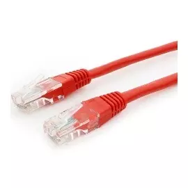 Кабель патч-корд U/UTP 5e кат. 1м Filum FL-U5-1M-R 26AWG(7x0.16 мм), омедненный алюминий (CCA), PVC, красный