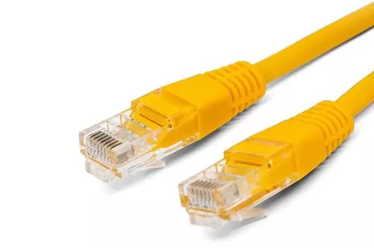 Кабель патч-корд U/UTP 5e кат. 1м Filum FL-U5-C-1M-Y 26AWG(7x0.16 мм), чистая медь, PVC, жёлтый