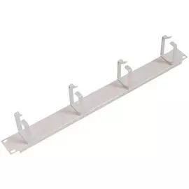 Кабельный организатор DKC R5PC191HE 4 кольца 19" 1U RAL7035, "RAM telecom"
