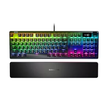 Проводная игровая клавиатура SteelSeries Apex 7, Blue Switch, черный