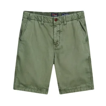 Шорты Superdry Vintage Officer Chino, зеленый