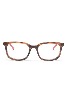 Очки в квадратной оправе Gucci Eyewear, коричневый