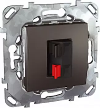 MGU5.486.12ZD Аудио розетка, графит Schneider Electric