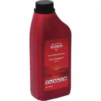Масло моторное минеральное Elitech 2001.000300 1 л