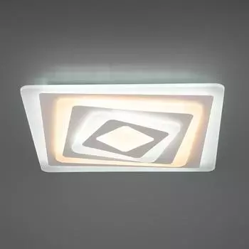 Люстра потолочная светодиодная диммируемая Ritter Trampoli 52224 9 с д/у 100 Вт 36 м регулируемый белый свет цвет белый