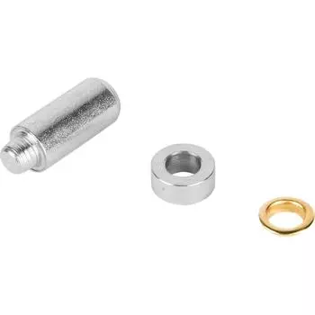 Люверсы с инструментом для установки Standers 10 мм, золото, 25 шт.