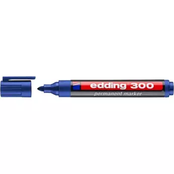 Маркер перманентный Edding 300-3 синий 1.5-3 мм
