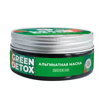 Дом природы Альгинатная маска Green Detox с комплексом черноморских водорослей Омоложение, 60 г (Дом природы, Green Detox)