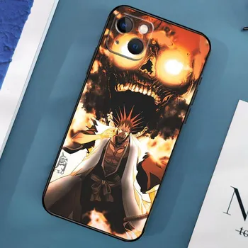 Чехол Kenpachi Zaraki Bleach для телефона iPhone 14 Pro Max 11 13 12 Mini X XR XS Max SE 2020 7 8 Plus, чехол iPhone 14