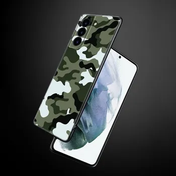 Камуфляжный армейский чехол для телефона для Samsung Galaxy S22 Pro S21 S20 Ultra FE S10 Lite 5G S10E S9 S8 Plus, мягкий черный чехол из ТПУ Samsung S10 E