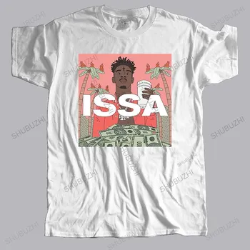 21 Savage Issa Album брендовая футболка с принтом Harajuku Korte mouw Mannen Топ футболки Mannen Korte Mouw Nieuwe Mode zomer L