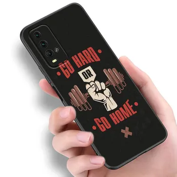 No Pain No Gain Gym Fitness Phone Case For Xiaomi Redmi Note 5 6 9T K20 K40 K50 Pro 7A 8A 9A 9C 9i 10A 10C A1 S2 TPU Black Cover Redmi Note 5(Pro)