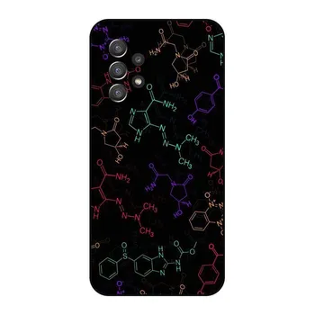 Черные Hoesjes, модный чехол, симпатичная математическая физика, милый чехол для Samsung Galaxy A52 5G, мягкий пластиковый чехол для телефона, чехлы для Galaxy A52 4G