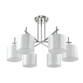 Потолочная люстра Crystal Lux Sergio SERGIO PL6 NICKEL