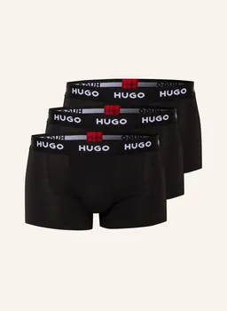 Комплект из 3 боксеров HUGO, черный