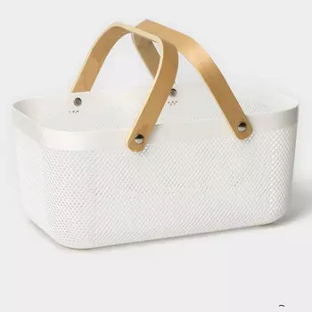 Корзинка для хранения KK/home" 39х24,5х18, цвет белый