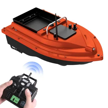 RC лодка для приманки для серфинга, GPS, лодка для рыбалки с наживкой и большим контейнером для приманки, автоматическая лодка для приманки 18000 чёрный