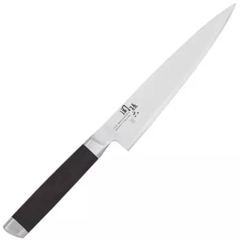 Кухонный нож универсальный Seki Magoroku Damascus 150 мм, сталь VG-10 в обкладках из дамаска