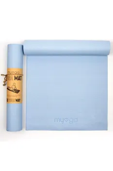 Коврик для йоги начального уровня Myga, синий
