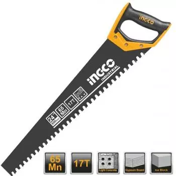 Ножовка по пенобетону INGCO INDUSTRIAL HCBS016001, 600 мм