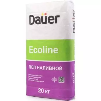 Наливной пол Dauer Ecoline быстротвердеющий, 20 кг