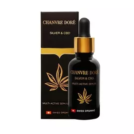 CHANVRE DORE Сыворотка мульти активная с коллоидным серебром и каннабидиолом 30.0