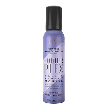 CHARLES WORTHINGTON Мусс для волос Борьба с нежелательными оттенками Colour Plex Toning Violet Mousse