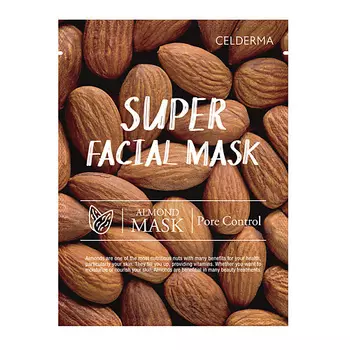 CELDERMA Маска для лица с экстрактом миндаля (матирующая)