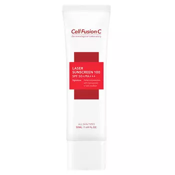 CELL FUSION C Крем солнцезащитный 100 SPF50+ PA++++ омолаживающий Laser Sunscreen