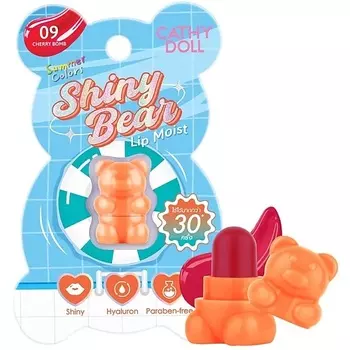 CATHY DOLL SHINY BEAR Помада -бальзам для губ увлажняющий