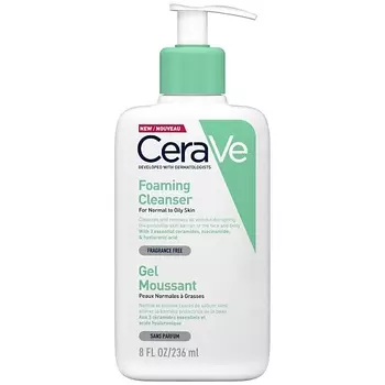 CERAVE Гель для умывания без парфюмерной отдушки, для нормальной и жирной кожи 236.0