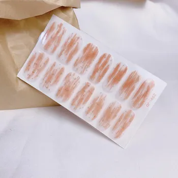 Naked Powder Прозрачные постепенные наклейки для ногтей Наклейки для ногтей Матовые наклейки для ногтей Morandi Можно отрывать Водонепроницаемые наклейки для ногтей QF450