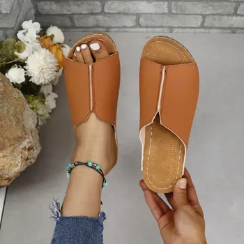 летние новые женские модные босоножки на танкетке с открытым носком, белые летние модные удобные босоножки 36 розовый