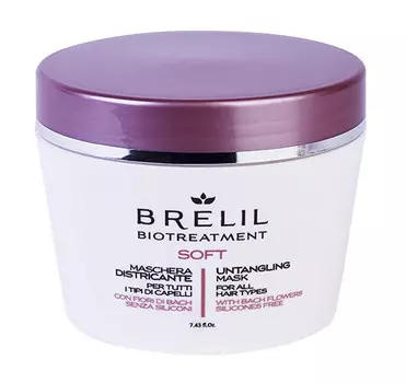 BRELIL PROFESSIONAL Маска для непослушных волос / BIOTREATMENT Soft 220 мл