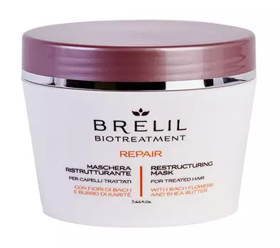 BRELIL PROFESSIONAL Маска восстанавливающая для волос / BIOTREATMENT Repair 220 мл