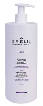 BRELIL PROFESSIONAL Шампунь разглаживающий для волос / BIOTREATMENT Liss 1000 мл