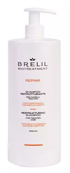 BRELIL PROFESSIONAL Шампунь восстанавливающий для волос / BIOTREATMENT Repair 1000 мл