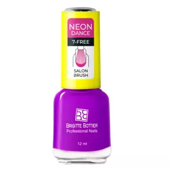 BRIGITTE BOTTIER 261 лак для ногтей с эффектом гелевого покрытия, фуксия неон / NEON DANCE Gel Formula 12 мл