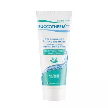BUCCOTHERM Гель-паста зубная для чувствительных десен со фтором с термальной водой / BUCCOTHERM 75 мл