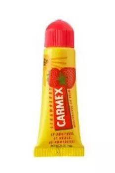 CARMEX Бальзам для губ со вкусом клубники в тубе / Everyday Soothing Lip Balm Strawberry Tube 10гр