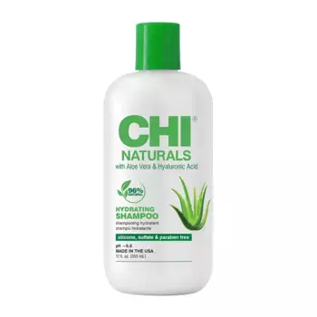 CHI Шампунь увлажняющий с алоэ вера и гиалуроновой кислотой / CHI NATURALS HYDRATING SHAMPOO 355 мл